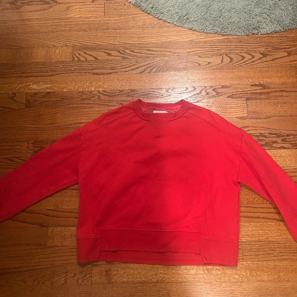Red Crewneck Sweatshirt